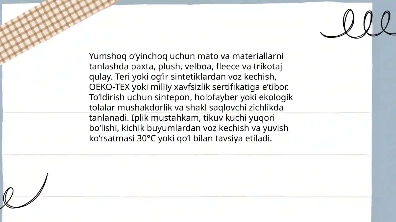 Yumshoq o‘yinchoqlar tayyorlash 3