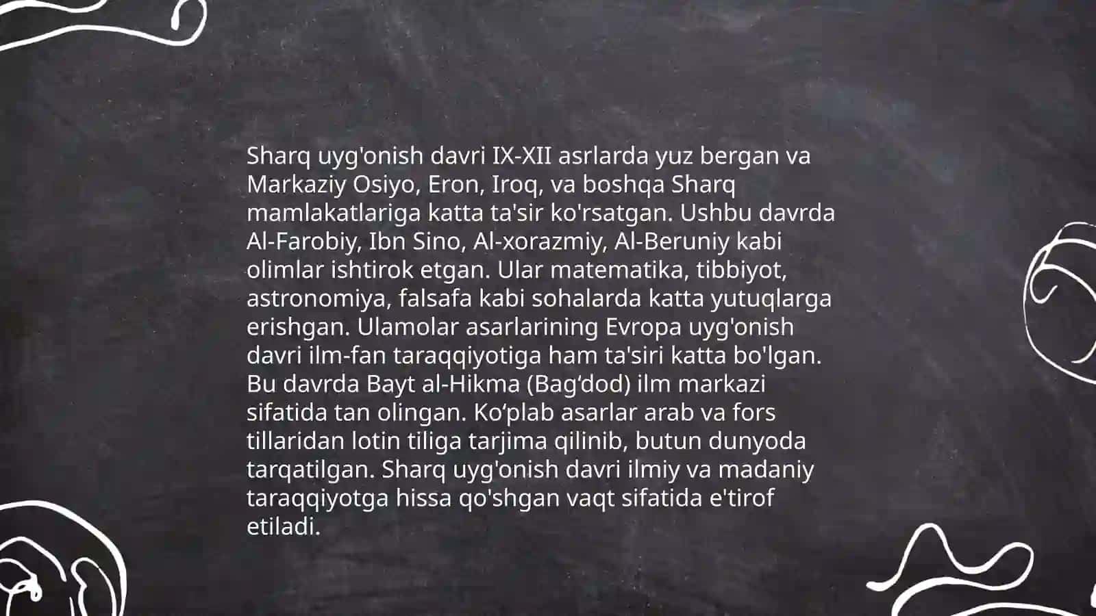 Sharq uyg'onish davri va uning tarixiy ahamiyati 3