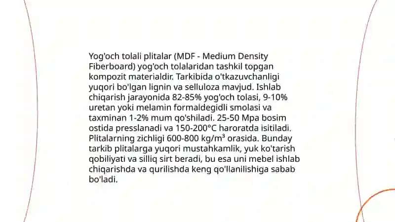 Yog’och tolali plitalar ishlab chiqarish texnologiyasi 3
