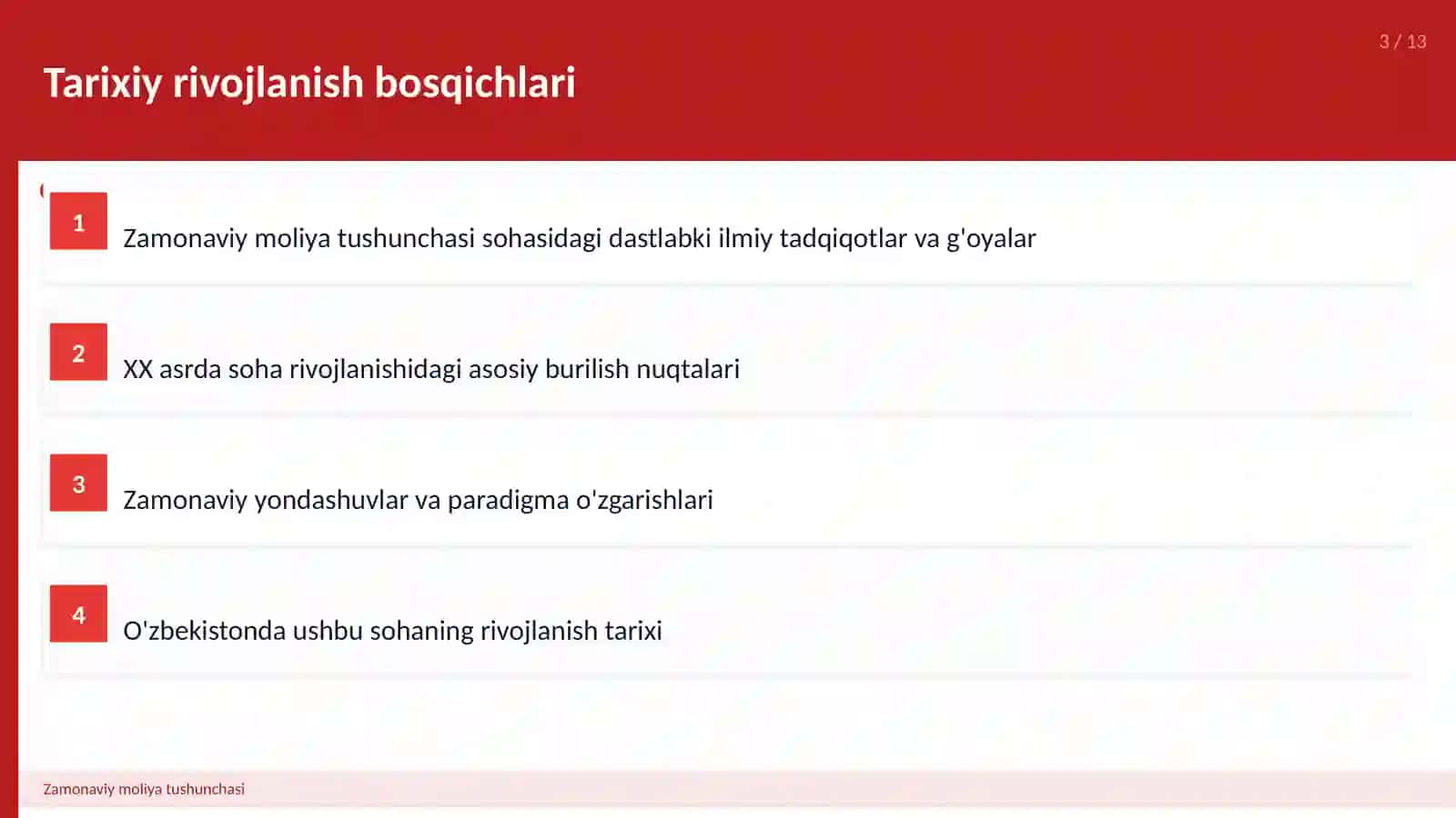 Zamonaviy moliya tushunchasi 3