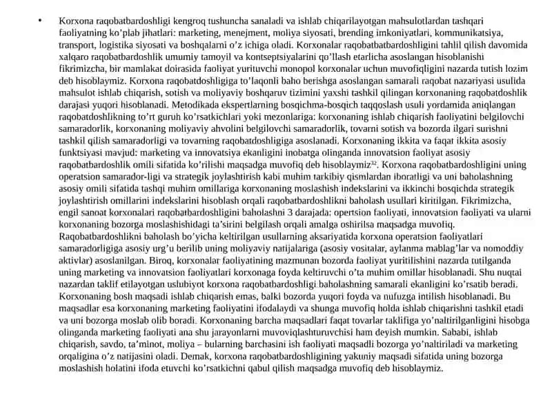 BIZNESDA RAQOBAT USTUNLIGINI TA’MINLASHKONTSEPTSIYASI 3