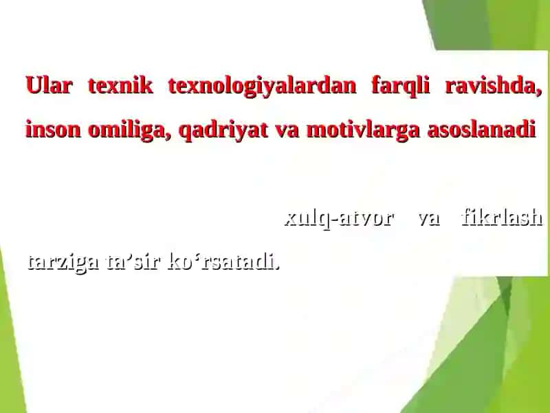 Ijtimoiy texnologiyalar, ularning mohiyati va tasnifi 3