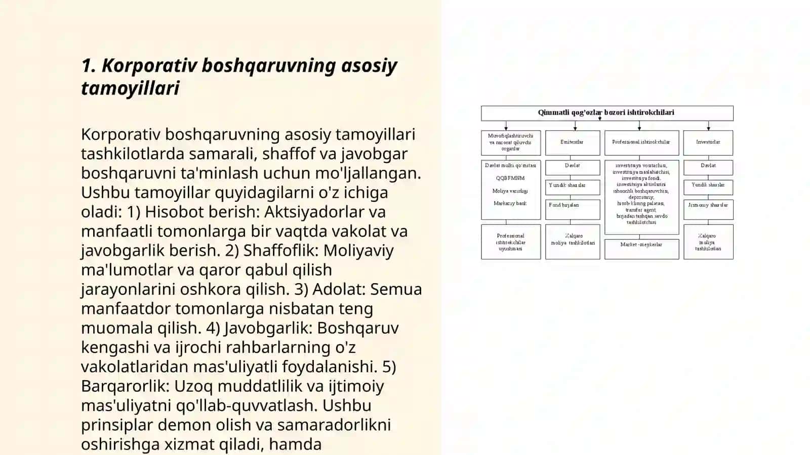 Tijorat banklari faoliyatini korporativ boshqarish asoslari 3