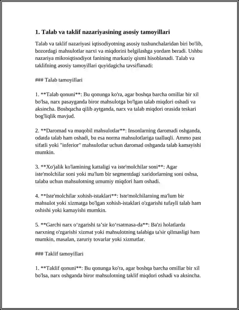 TALAB VA TAKLIF NAZARIYASI 3