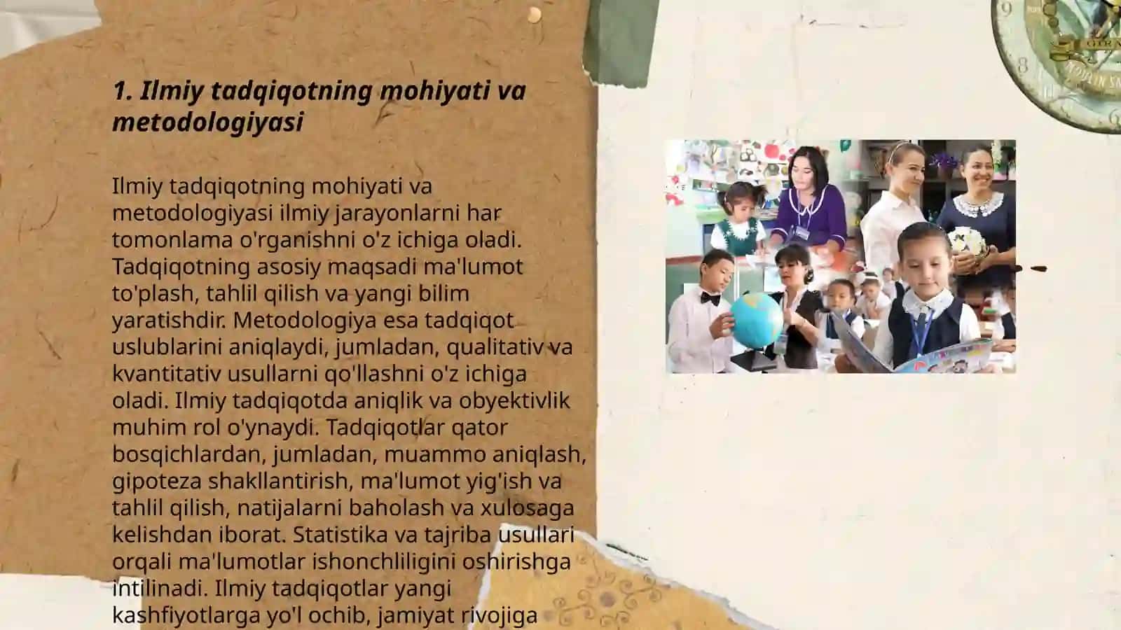 Pedagogika fanining ilmiy tadqiqot metodlari haqida tushuncha 3