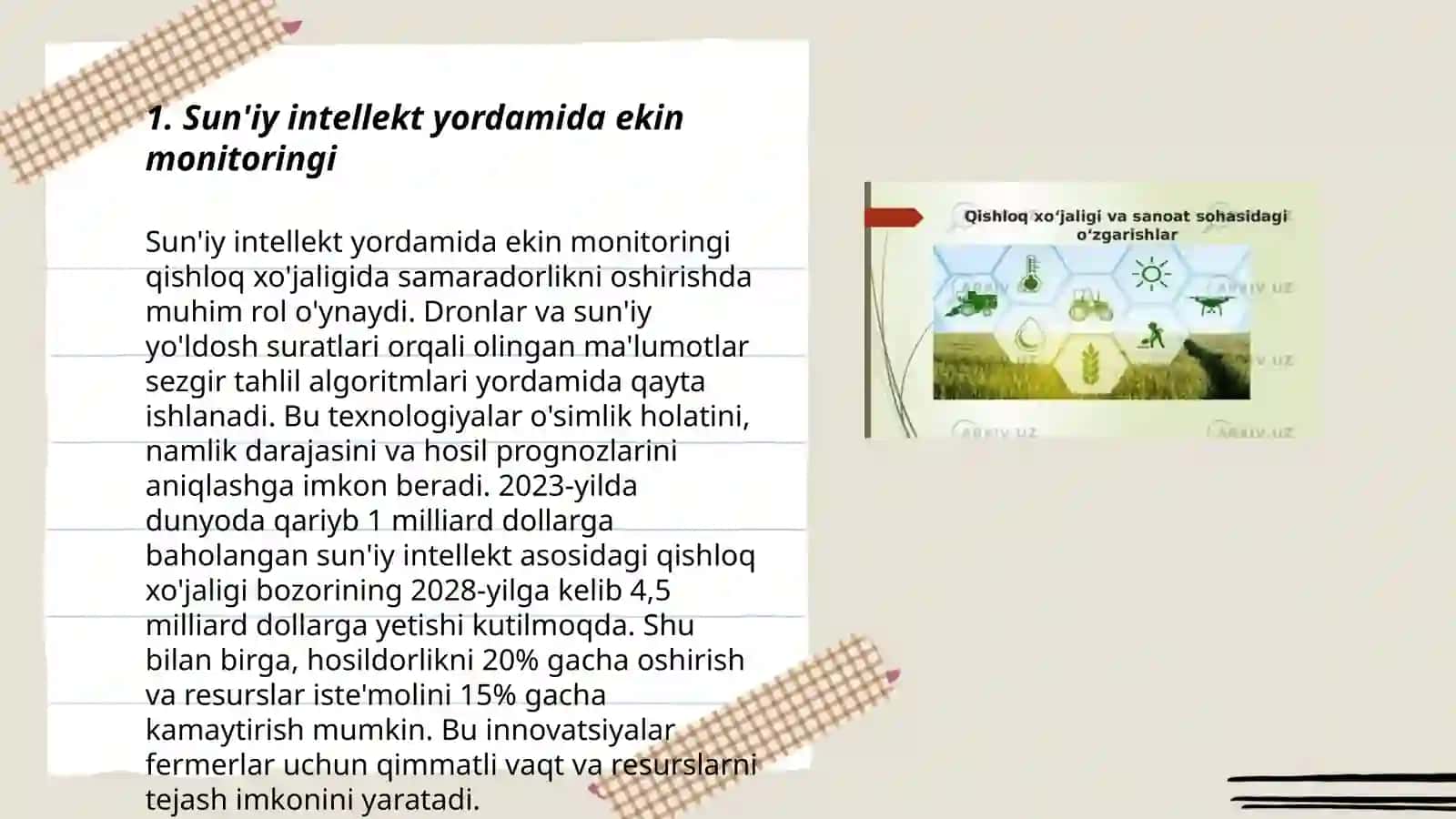 Sun'iy intellekt yordamida ekin monitoringi 3