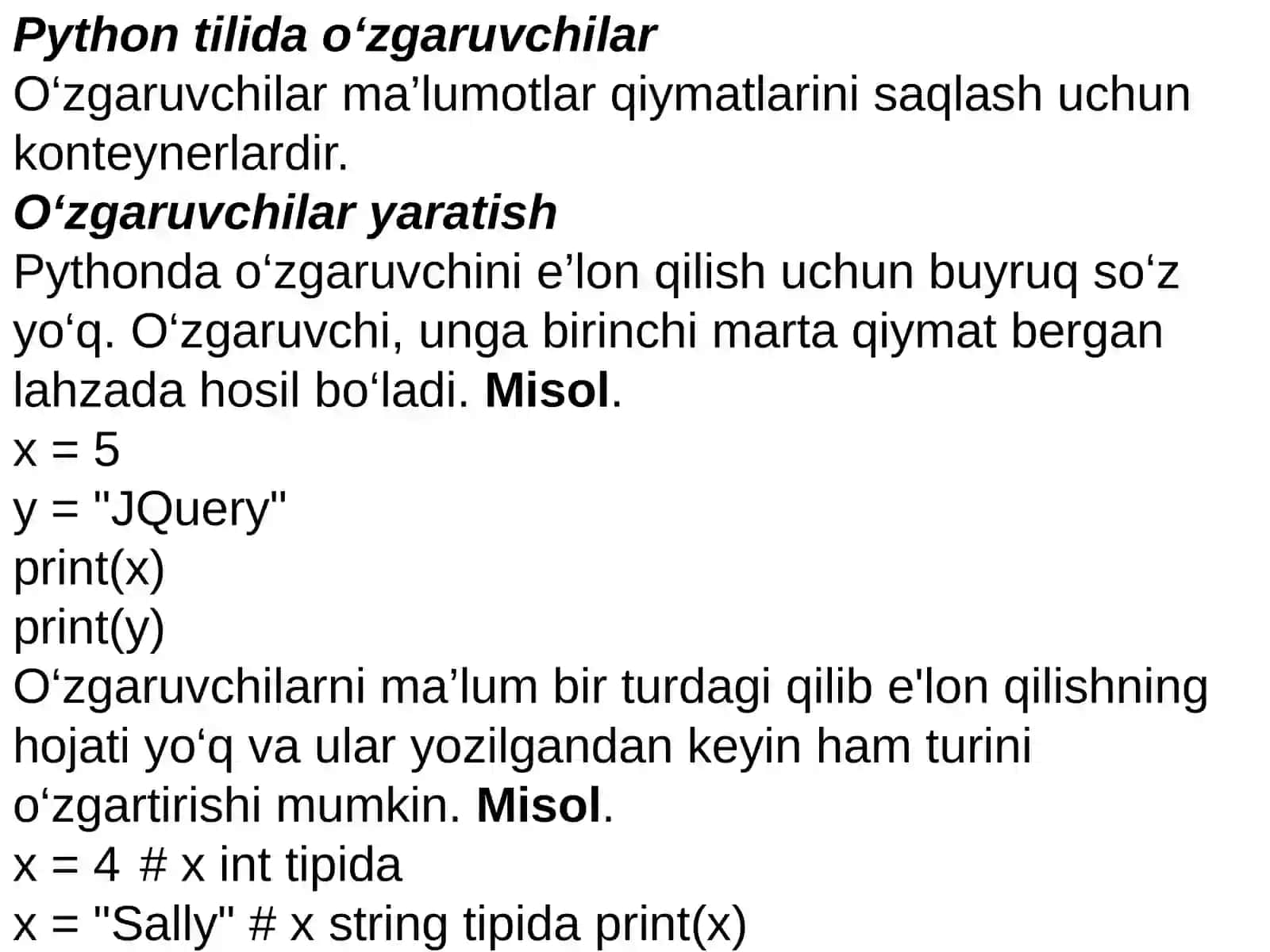 Pythonda ma’lumotturlari bilan ishlash 3