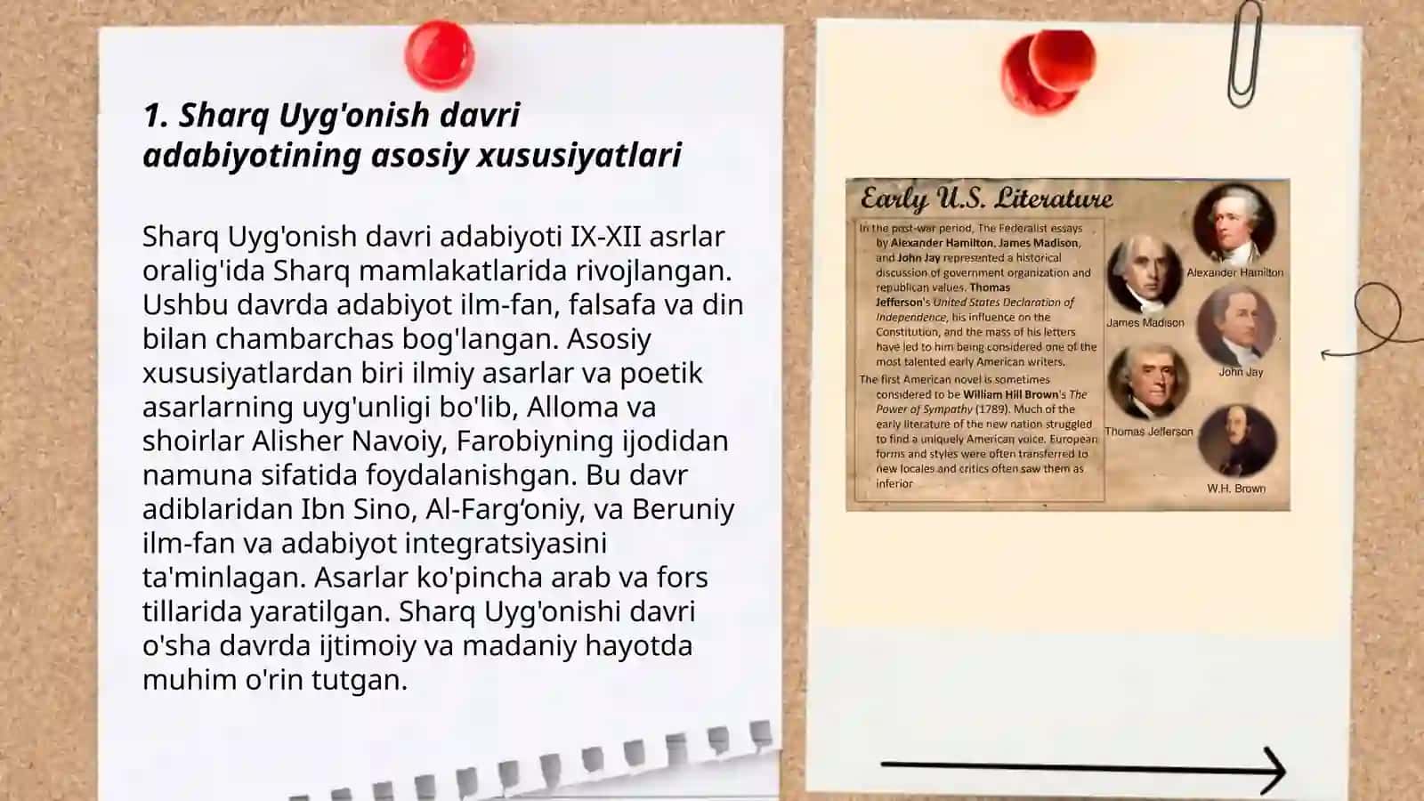 Sharq va g'arb renessans adabiyotini qiyosiy o'rganish.Uyg'onish davri badiiy tafakkur tipologiyasi 3