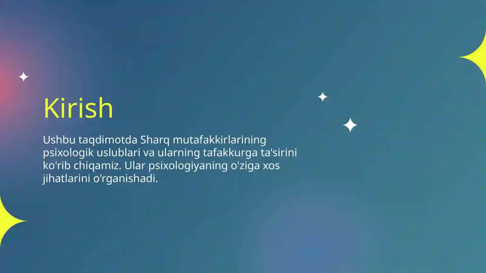 Sharq Mutaofakkirlarining Psixologik Qarashlari 3