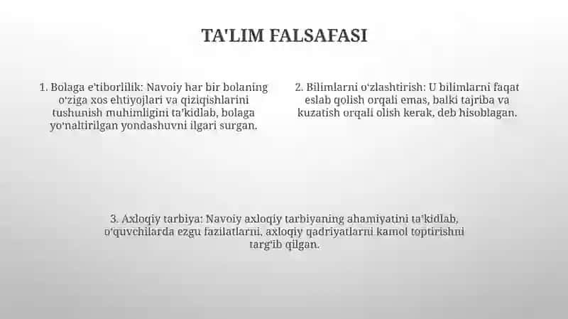 Alisher Navoiyning Pedagogik Qarashlari 3