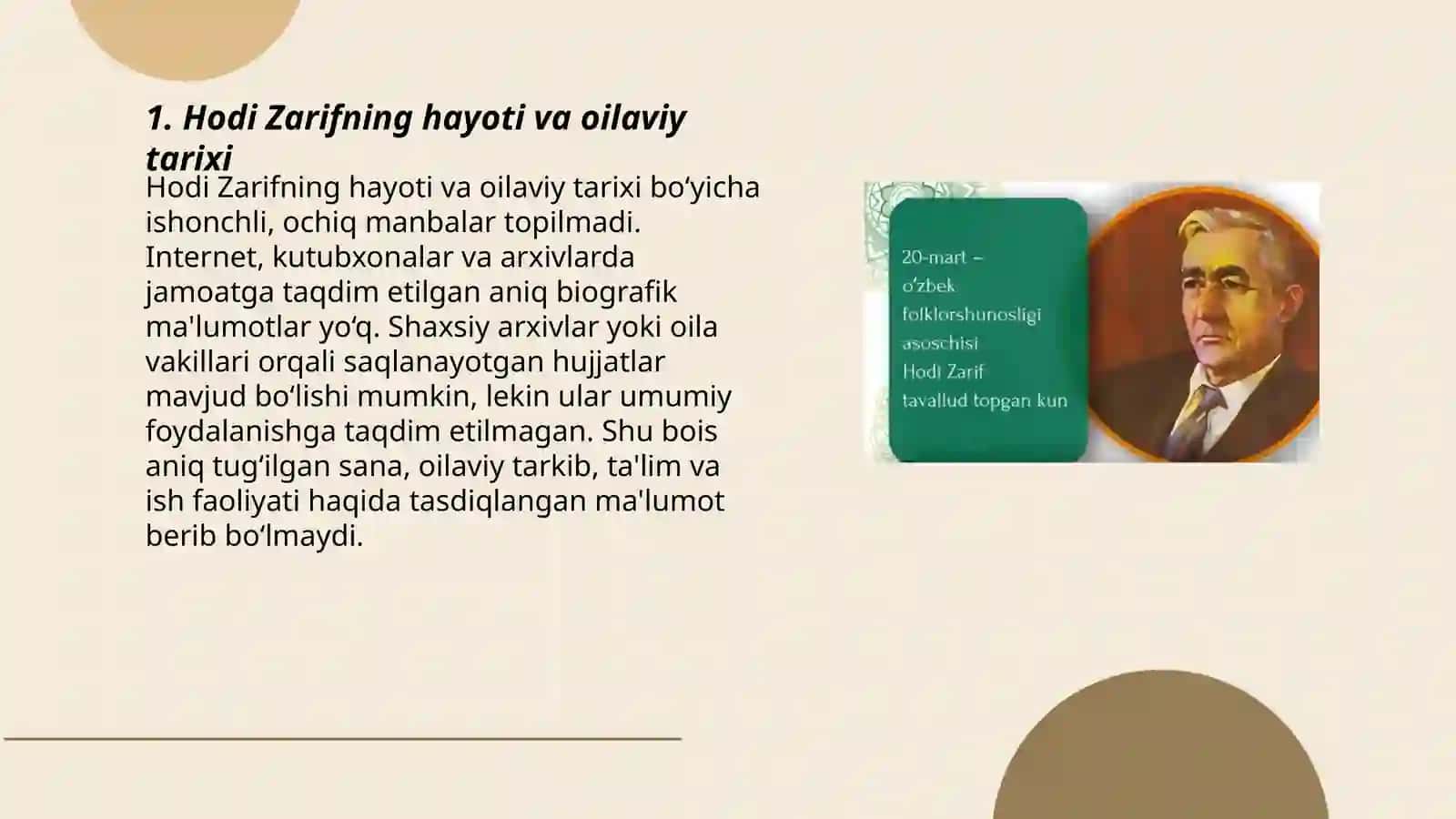 Hodi Zarif hayoti va ijodiy faoliyati 3