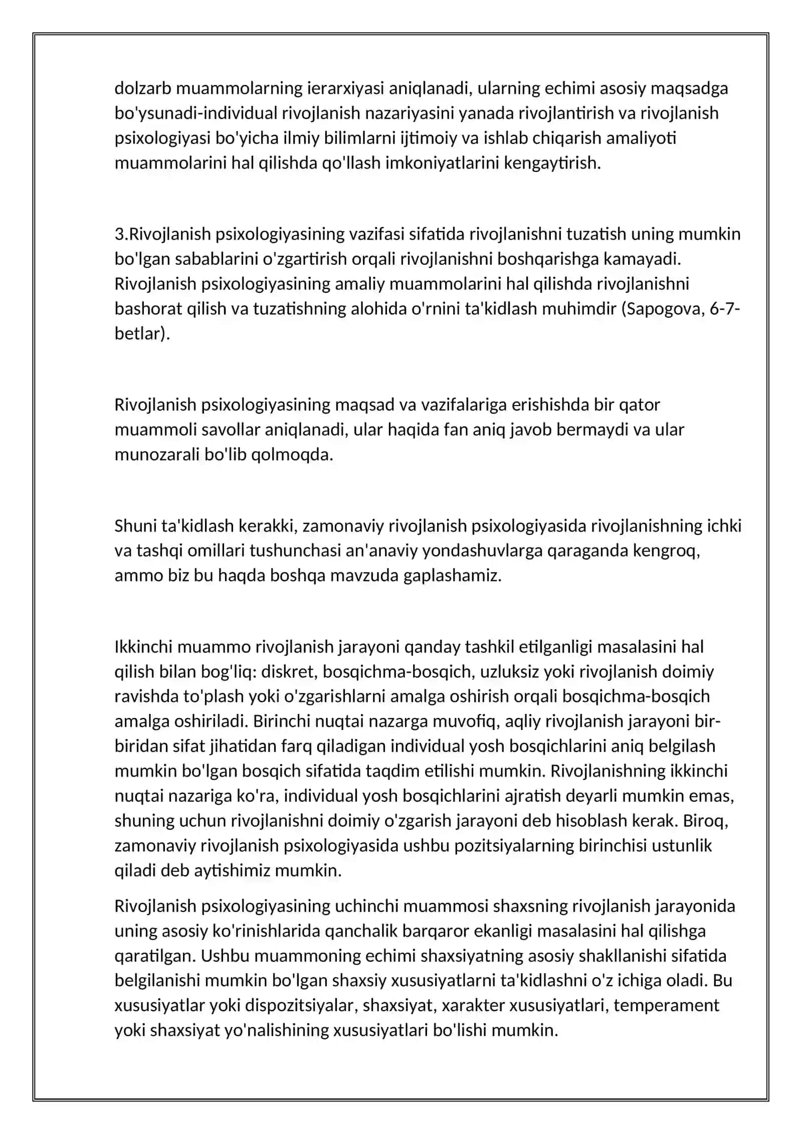 Bolalar psixologiyasi muammolarining o’rganilishi 3