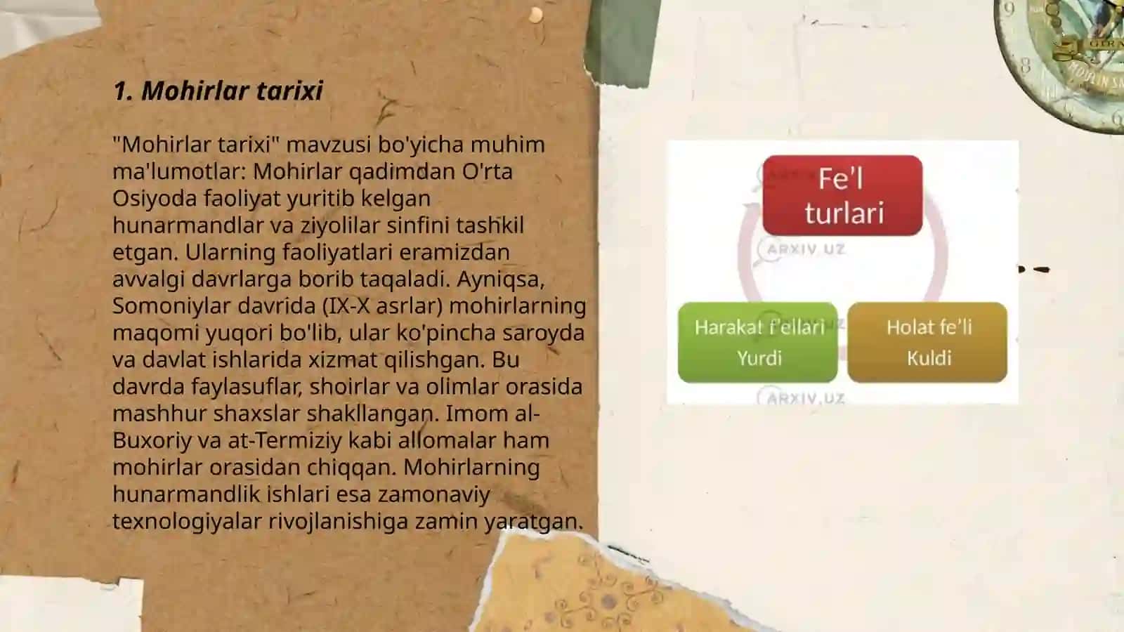 Mohirlar tarixi 3