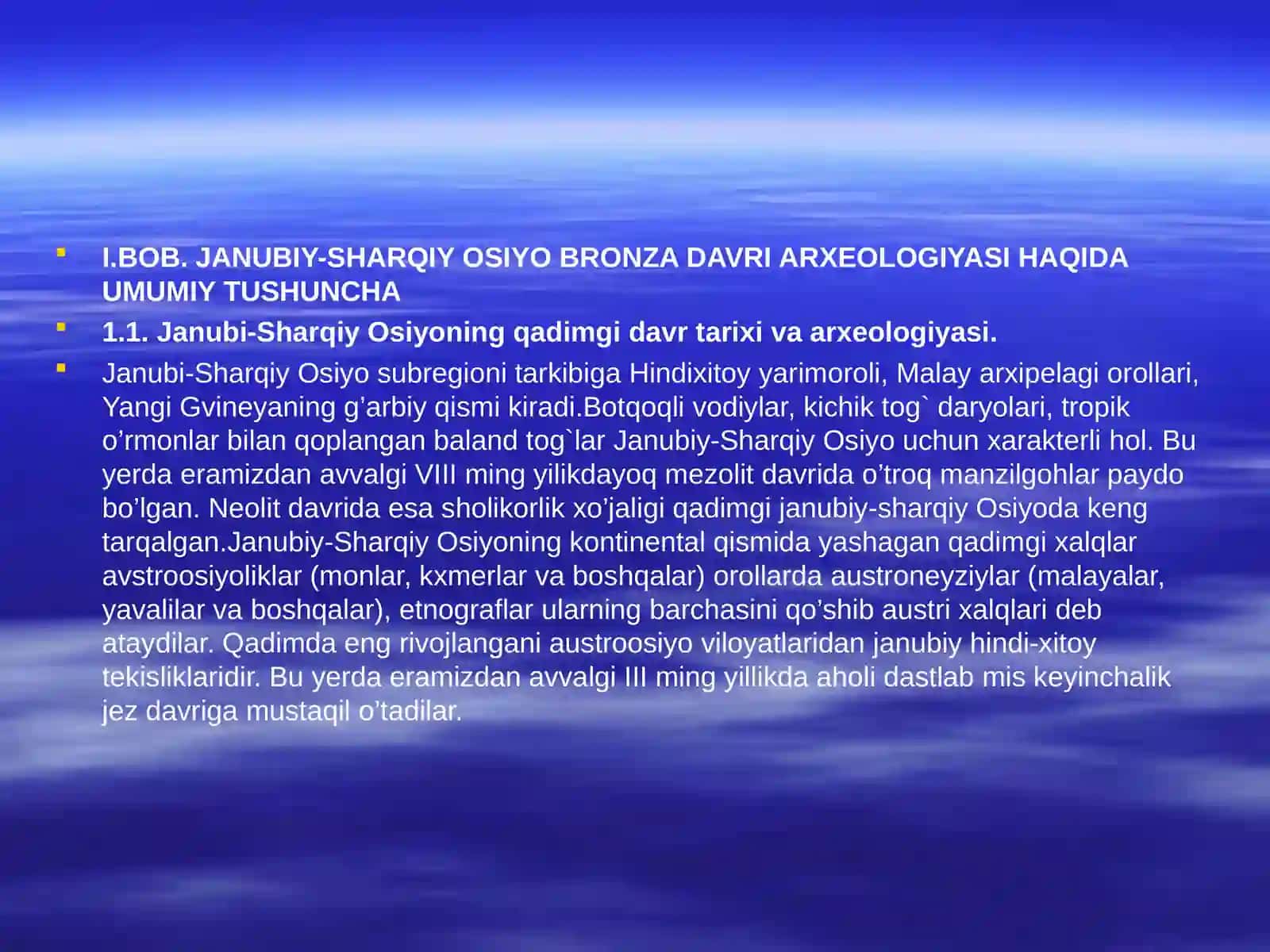 Janubiy-Sharqiy Osiyo bronza davri arxeologiyasi 3