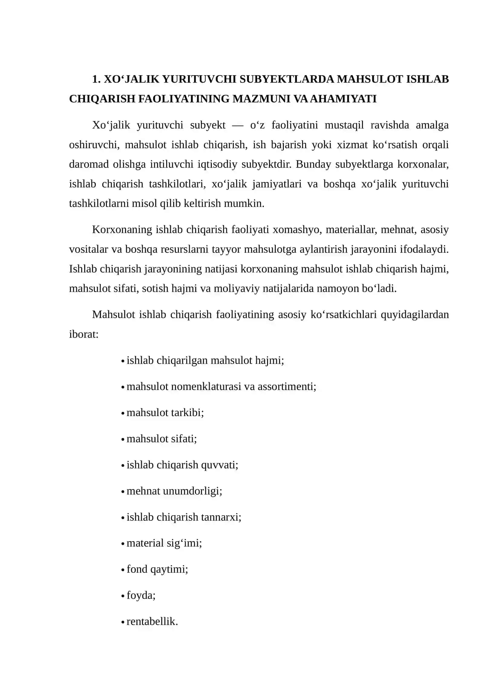 KORXONA FAOLIYATINING TANQIDIY IQTISODIY TADQIQOTI 3