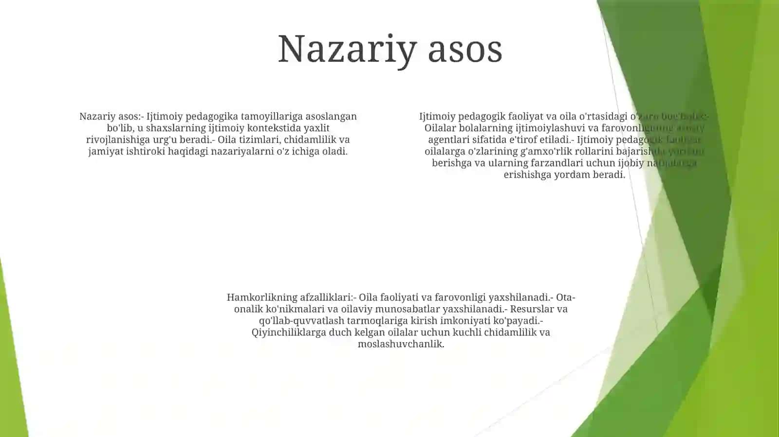 Ijtimoiy Pedagogik Faoliyatning Oila Bilan OʻZaro TaʼSiri 3