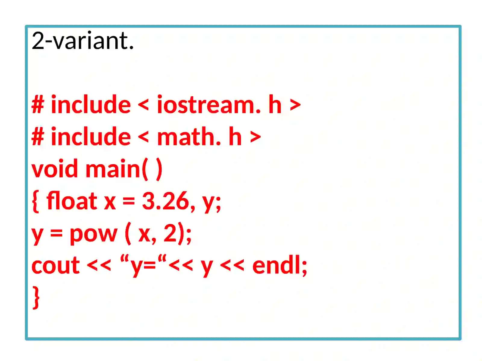 C/C++ tilida chiziqli dastur 3