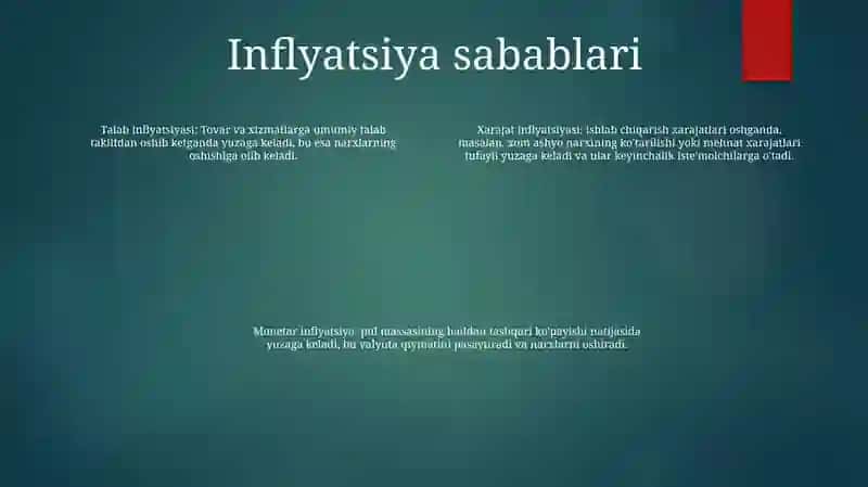 Inflyatsiya Va Inflyatsiyaga Qarshi Siyosat 3