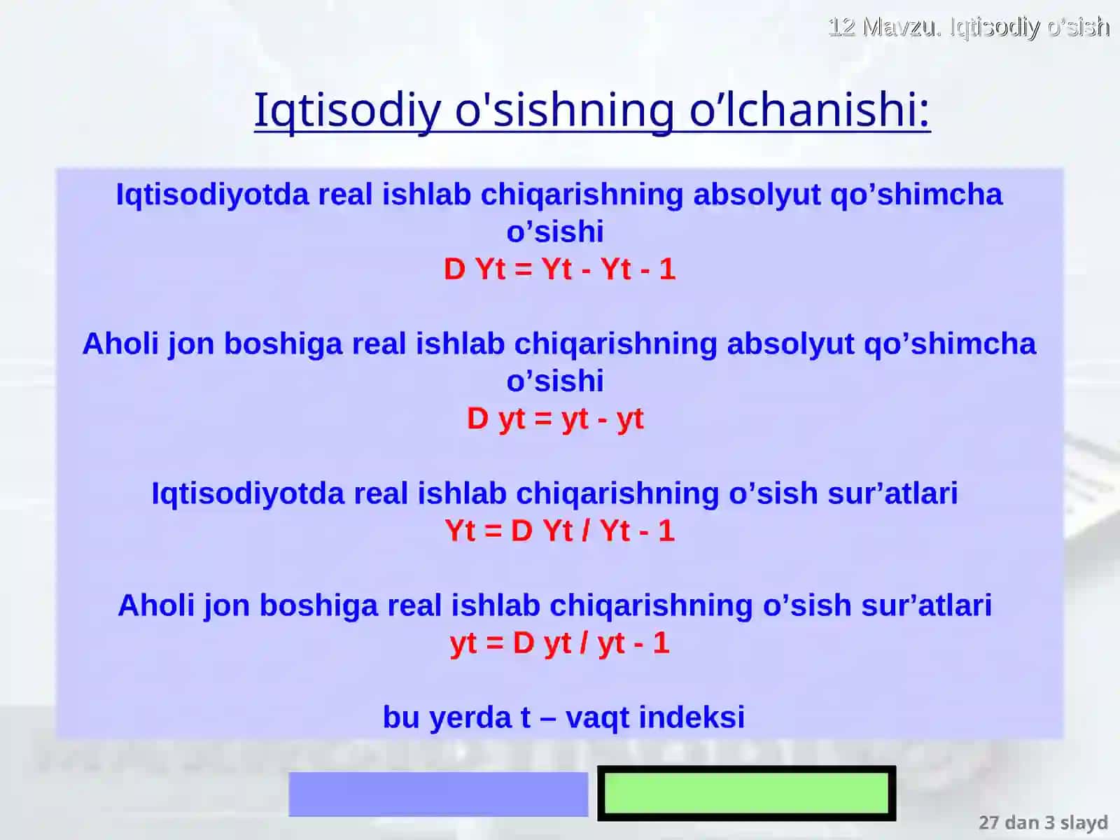 UZOQ MUDDATLI IQTISODIY O’SISH MODELLARI 3