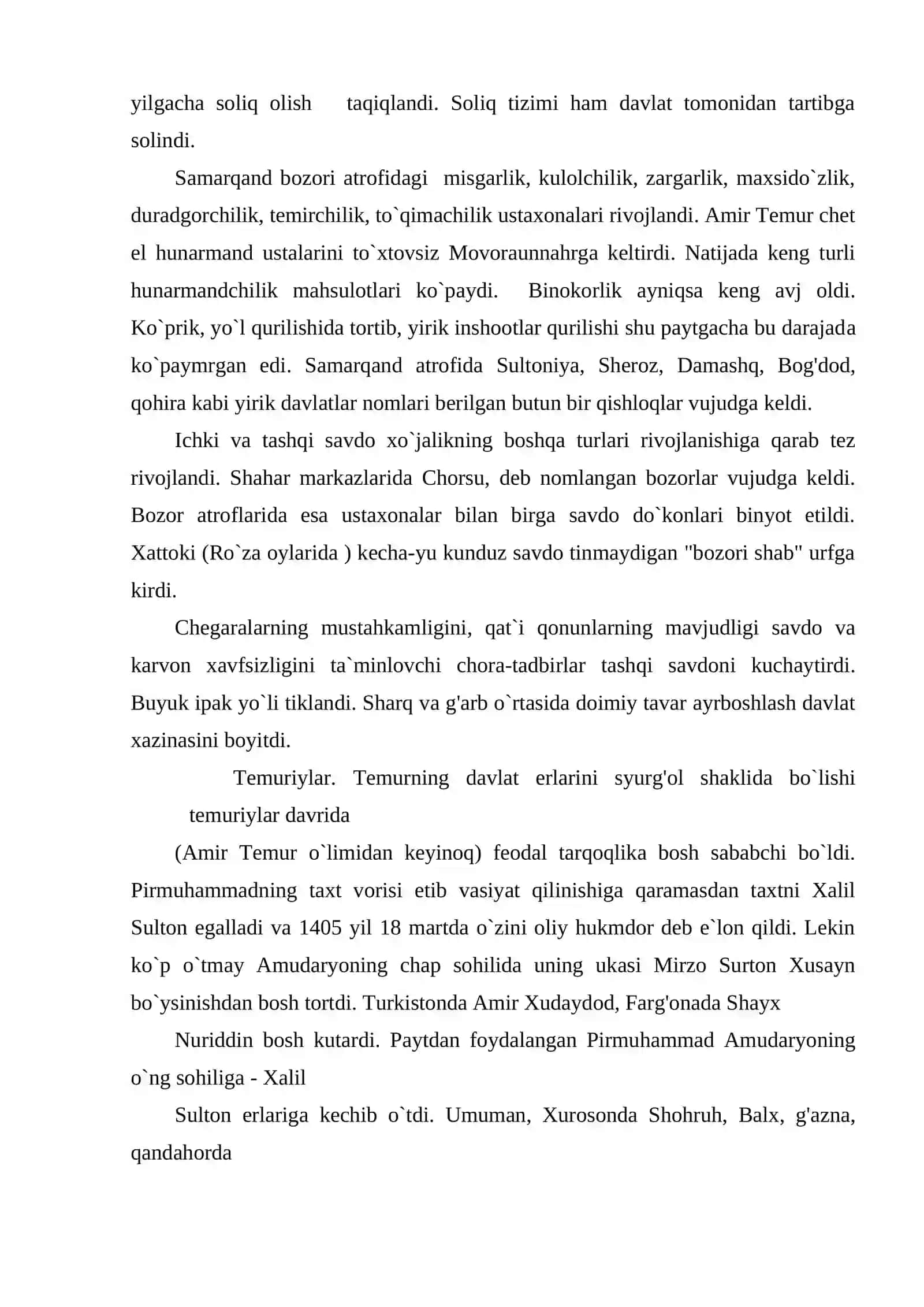 Amir Temur va Temuriylar davri tarixiy geografiyasi 3