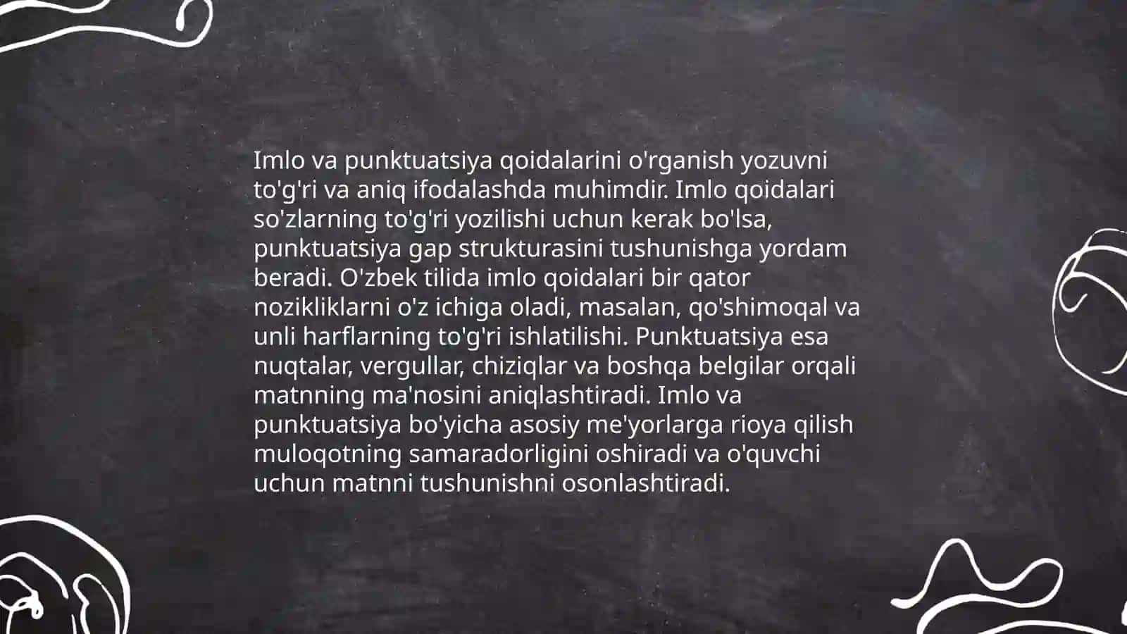 Boshlanģich ta'limda imloviy va punktuatsion savodxonlikni oshirish bo'yicha tavsiyalar ishlab chiqarish 3