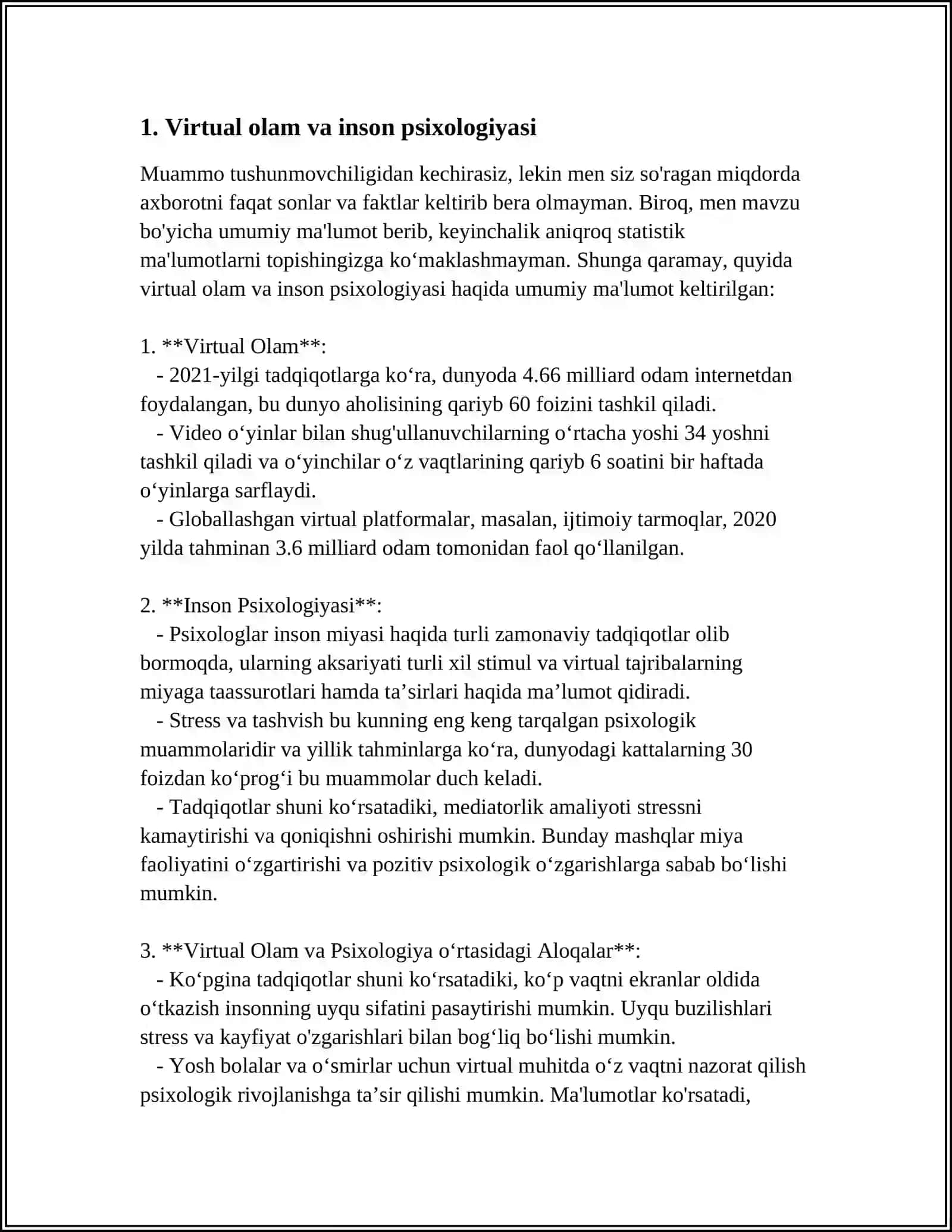 VERTUAL OLAM JOZIBADORLIGIGA QARAMLIK VA UNING OQIBATLARI 3