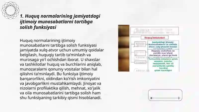 Huquq normalarining jamiyatdagi ijtimoiy munosabatda qo'llanishi 3