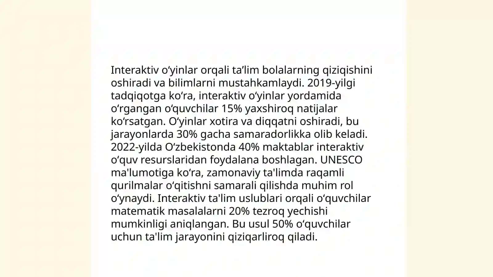 Interaktiv oʻyinlar orqali taʼlim 3