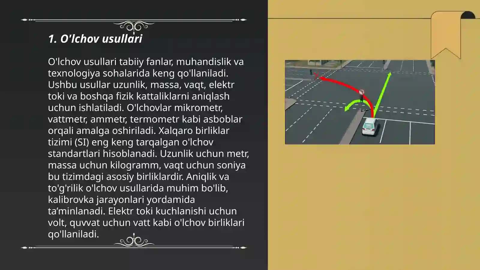 O'lchov usullari 3