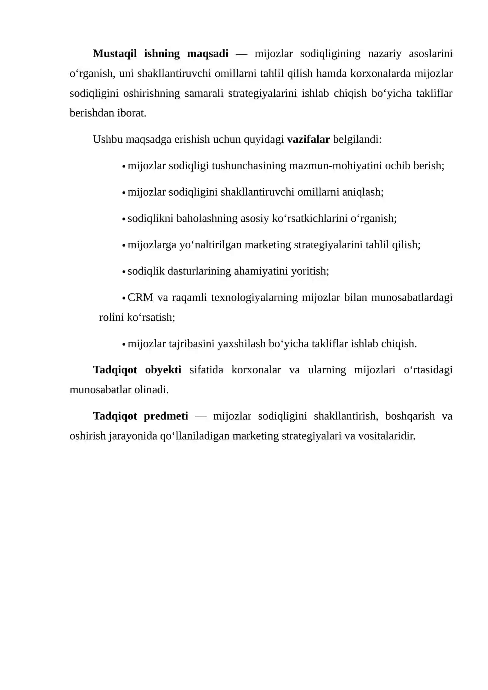 MIJOZLAR SODIQLIGINI OSHIRISH STRATEGIYASI 3