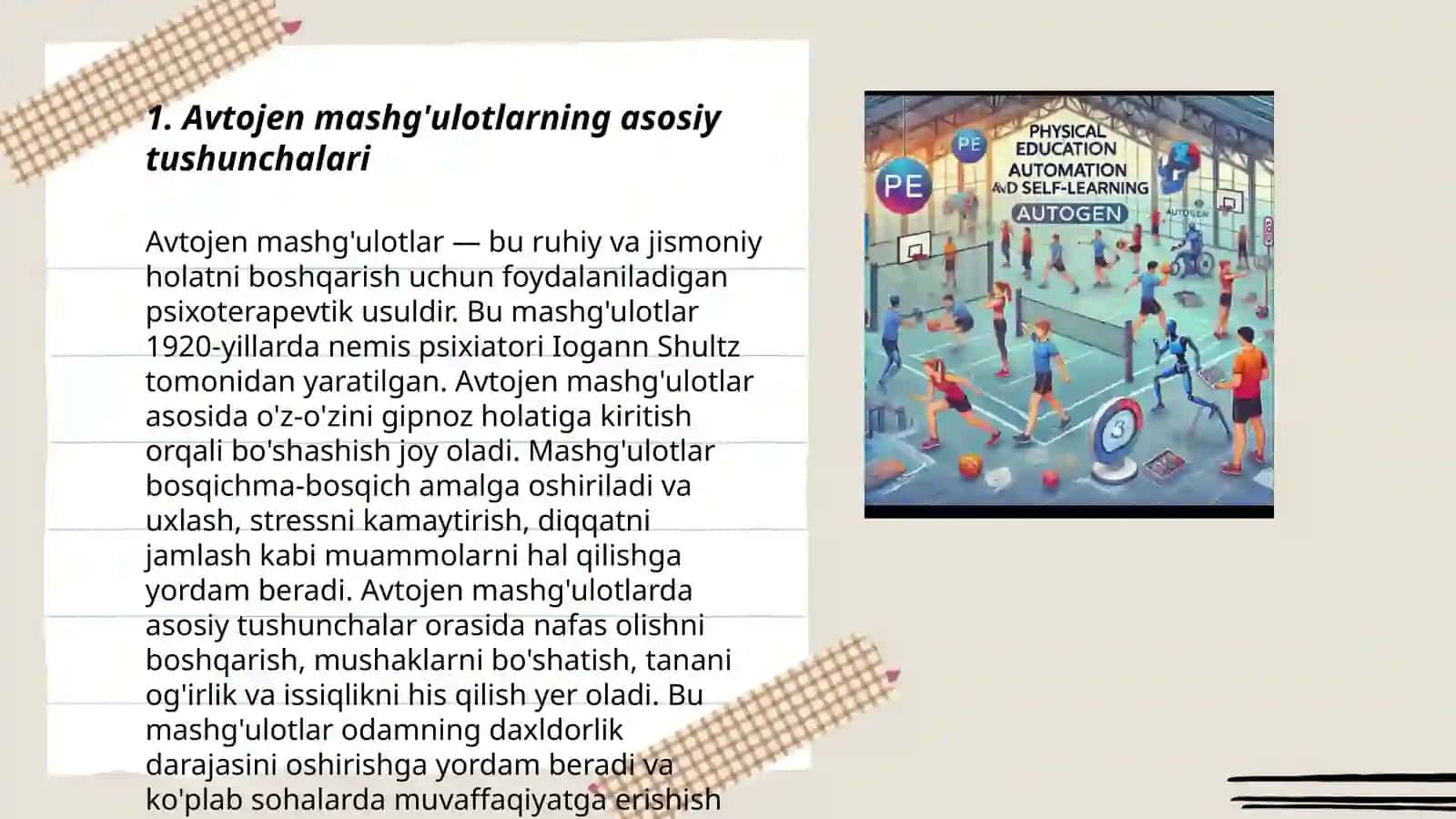 Jismoniy tarbiyada autogen mashg'ulotlar 3