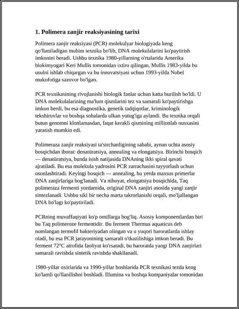POLIMERA ZANJIR REAKSIYASI (PZR) 3