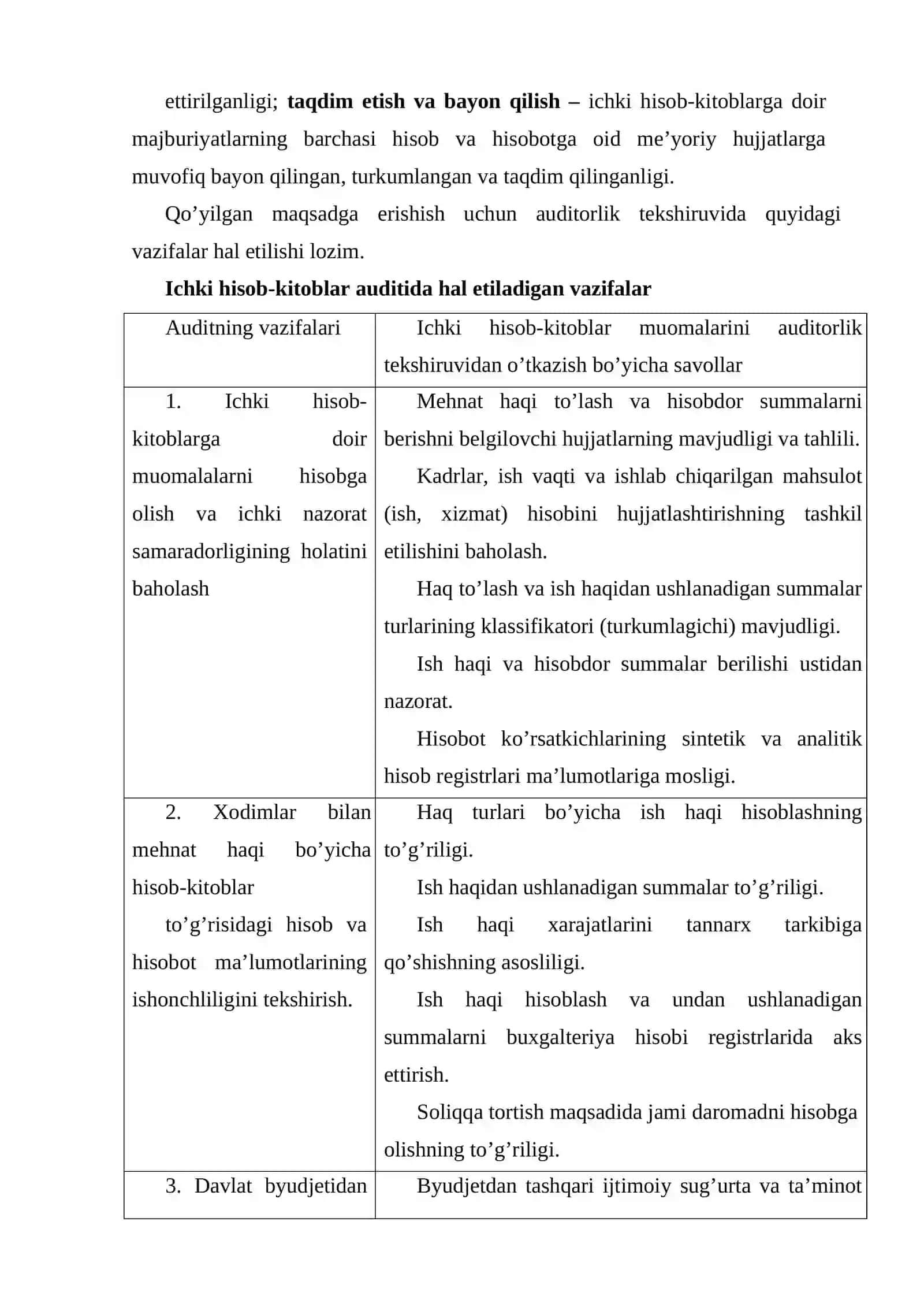 Hisob-kitoblar auditi 3