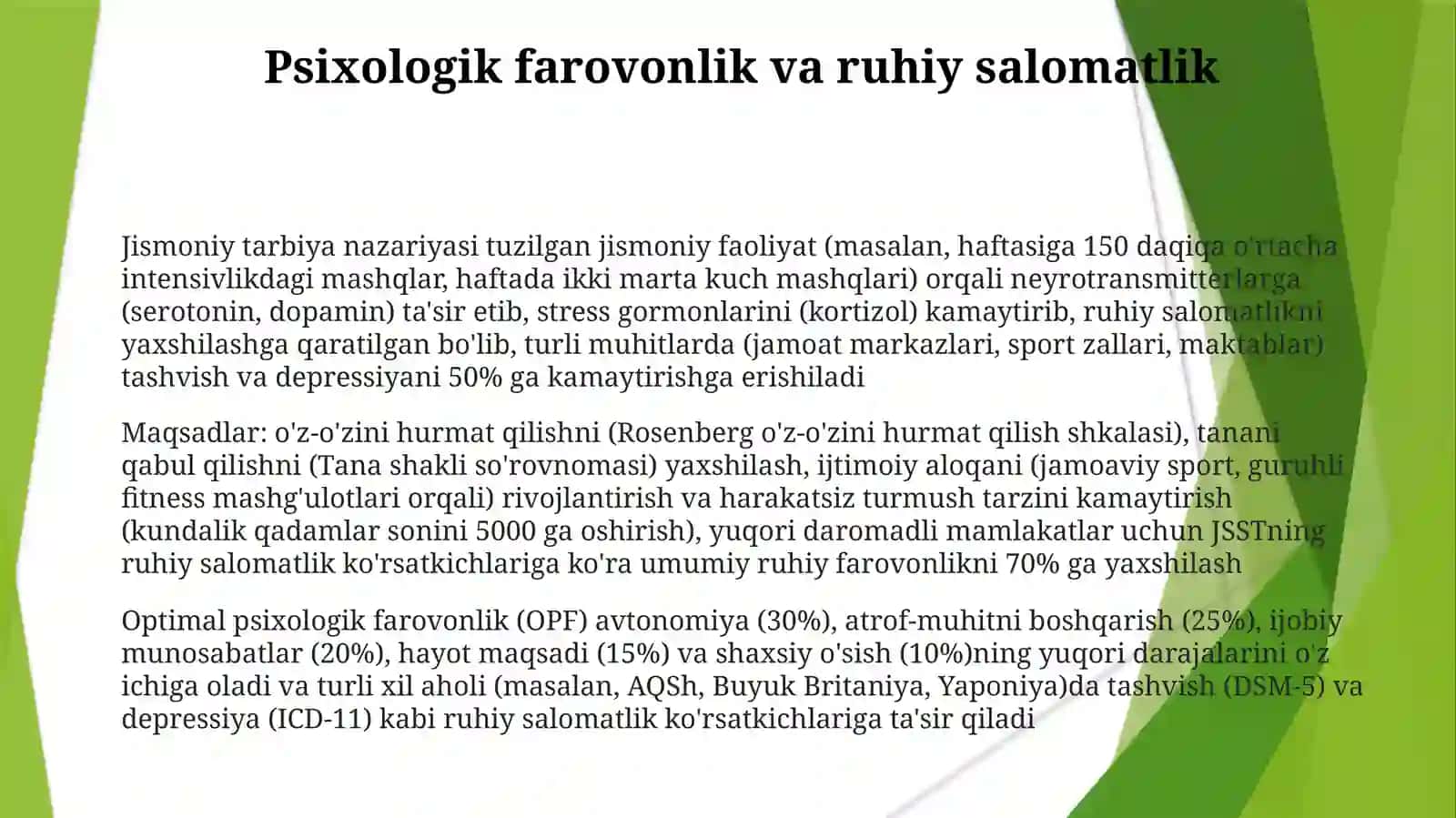 Jismoniy madaniyat nazariyasining maqsadi va vazifalari 3