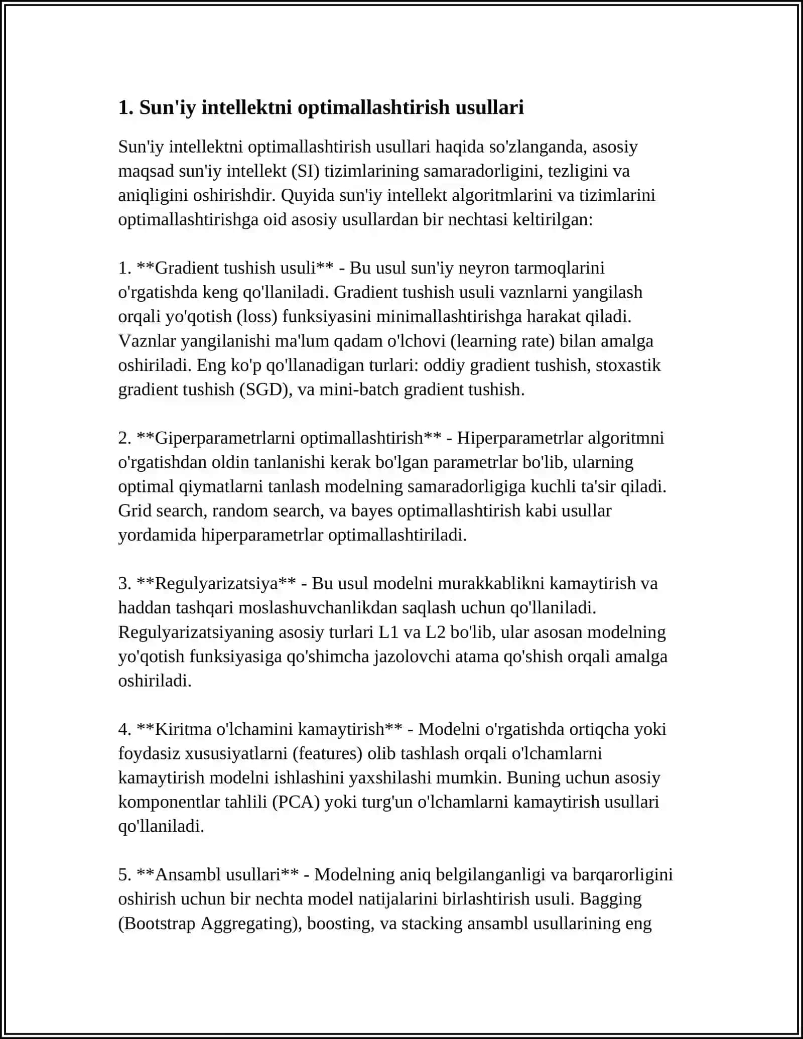 AI VA BIG DATA UCHUN MAXSUS OPTIMALLASHTIRILGAN HISOBLASH TIZIMLARI 3