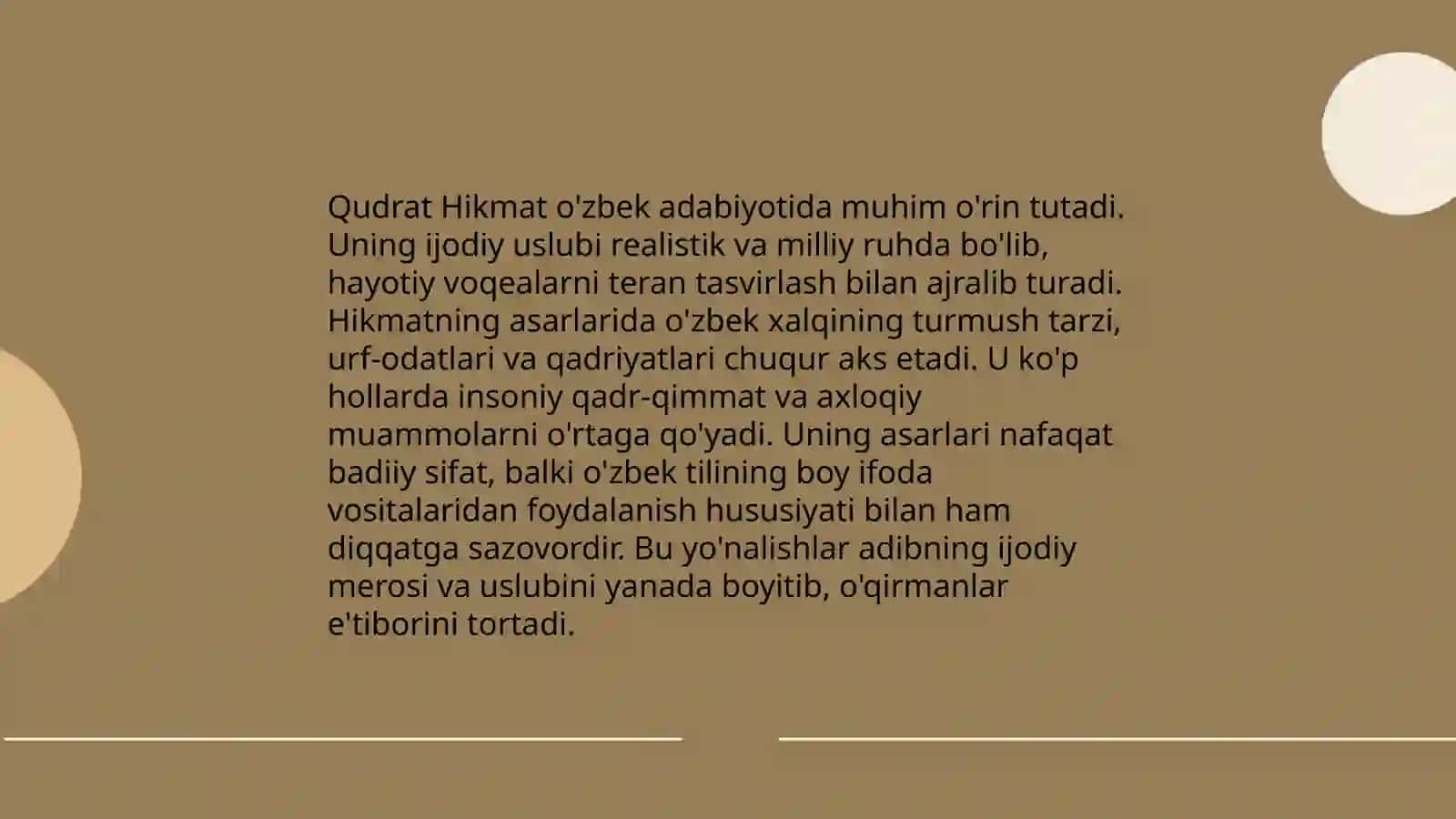 Qudrat Hikmat sheʼrlarining badiiy -tasviriyxususitatlari 3