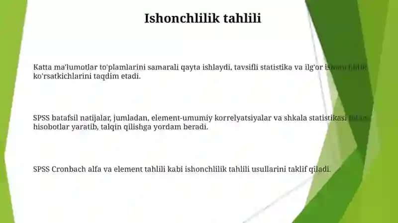 SPSS DASTURI HAQIDA UMUMIY MALUMOT 3