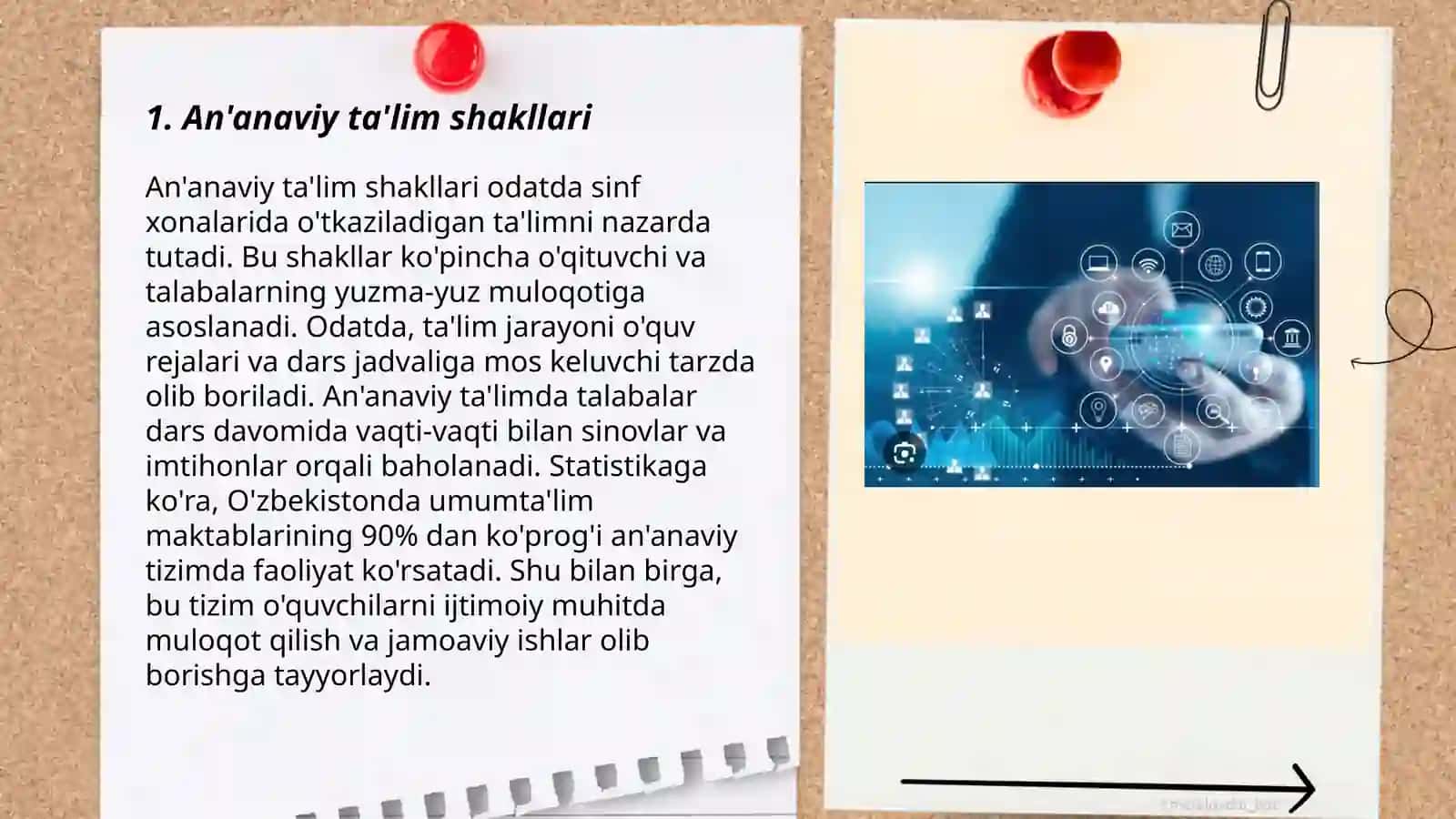 Ta'lim olish jarayonining shakllari 3