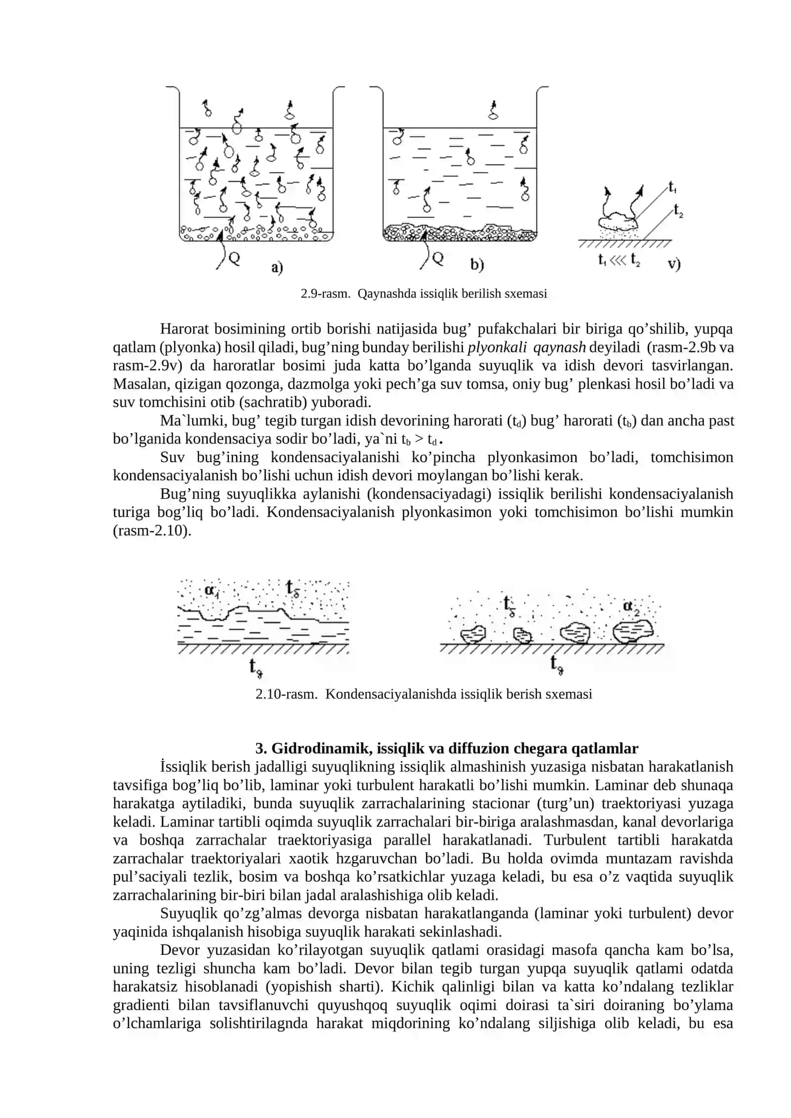 Konvektiv issiqlik almashinish 3