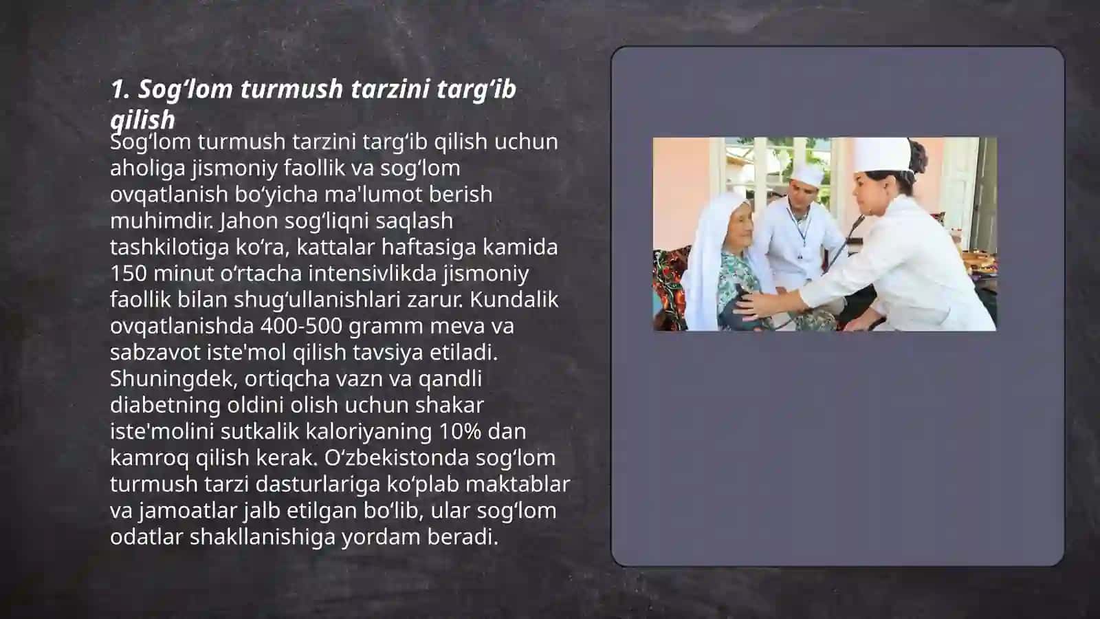 Aholining kasallik yuqtirmaslik qobiliyatini oshirish boʻyicha tadbirlar 3