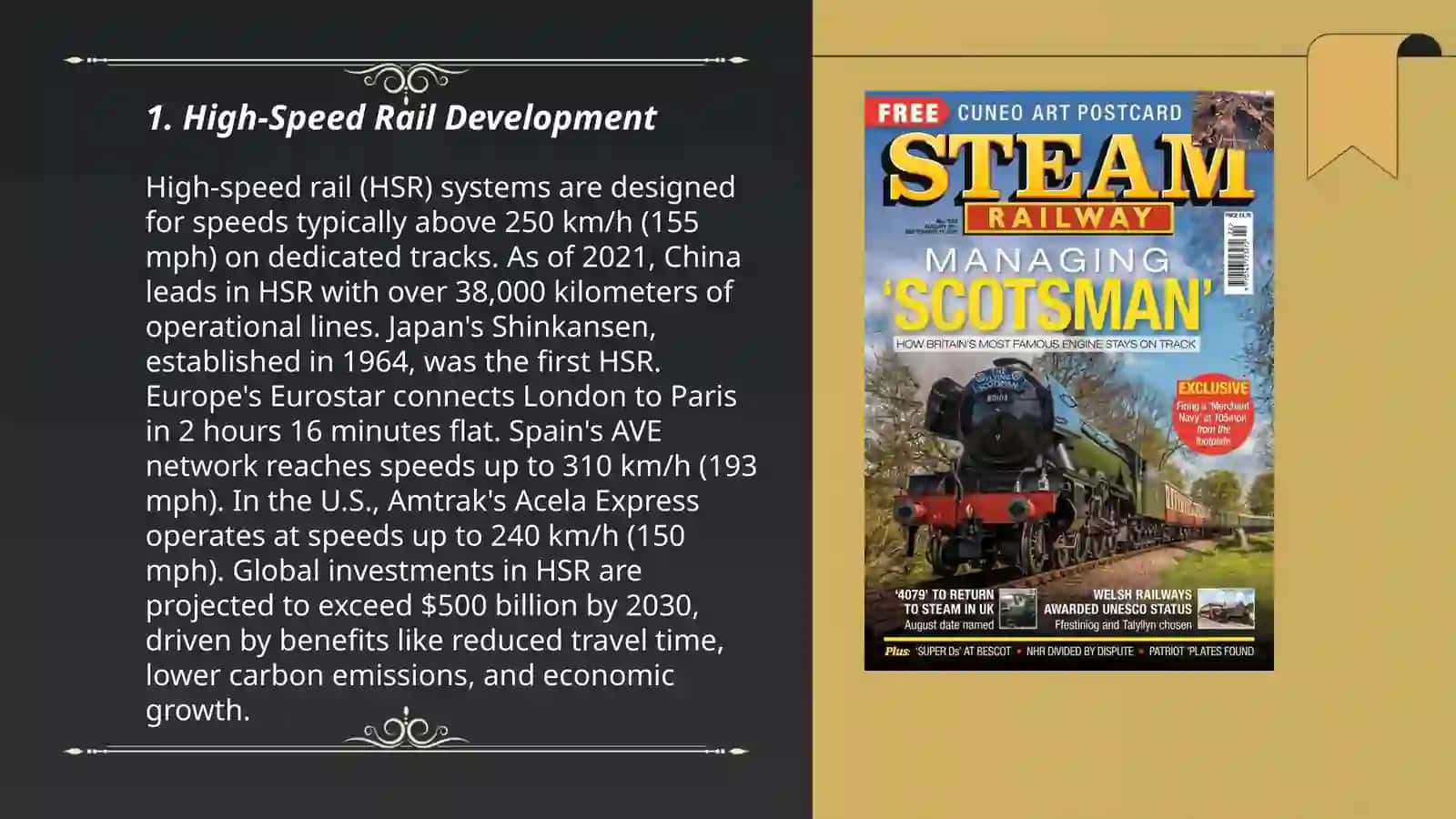 Prospects of Railway 3
