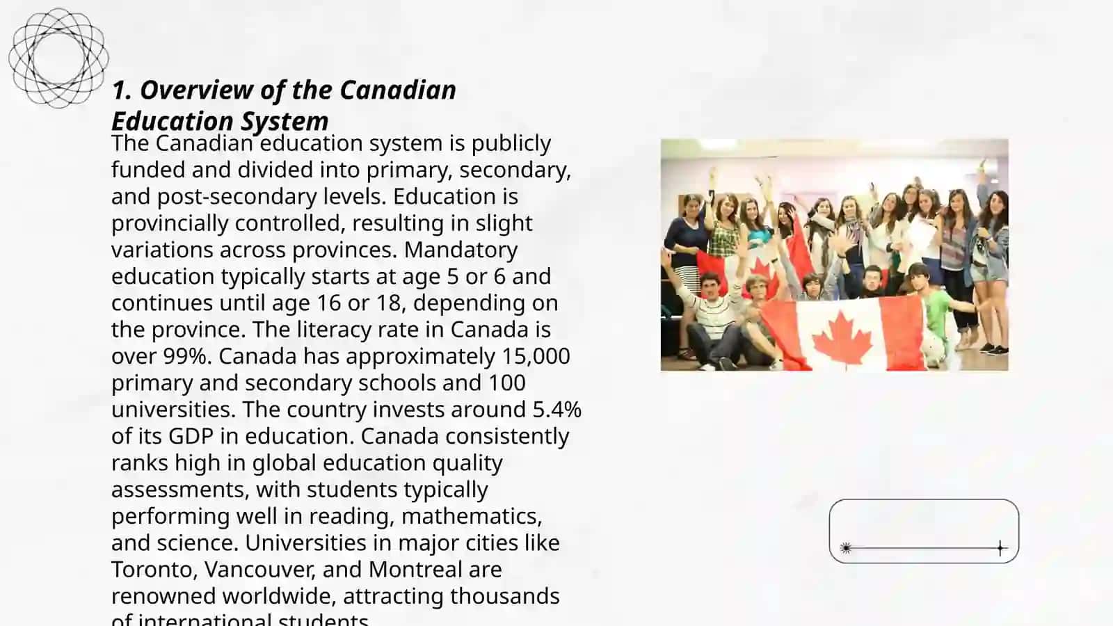 Canada and its education systems 3