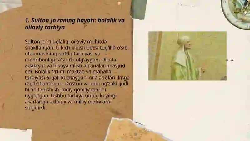 Sulton Jo'raning hayoti va ijodi 3