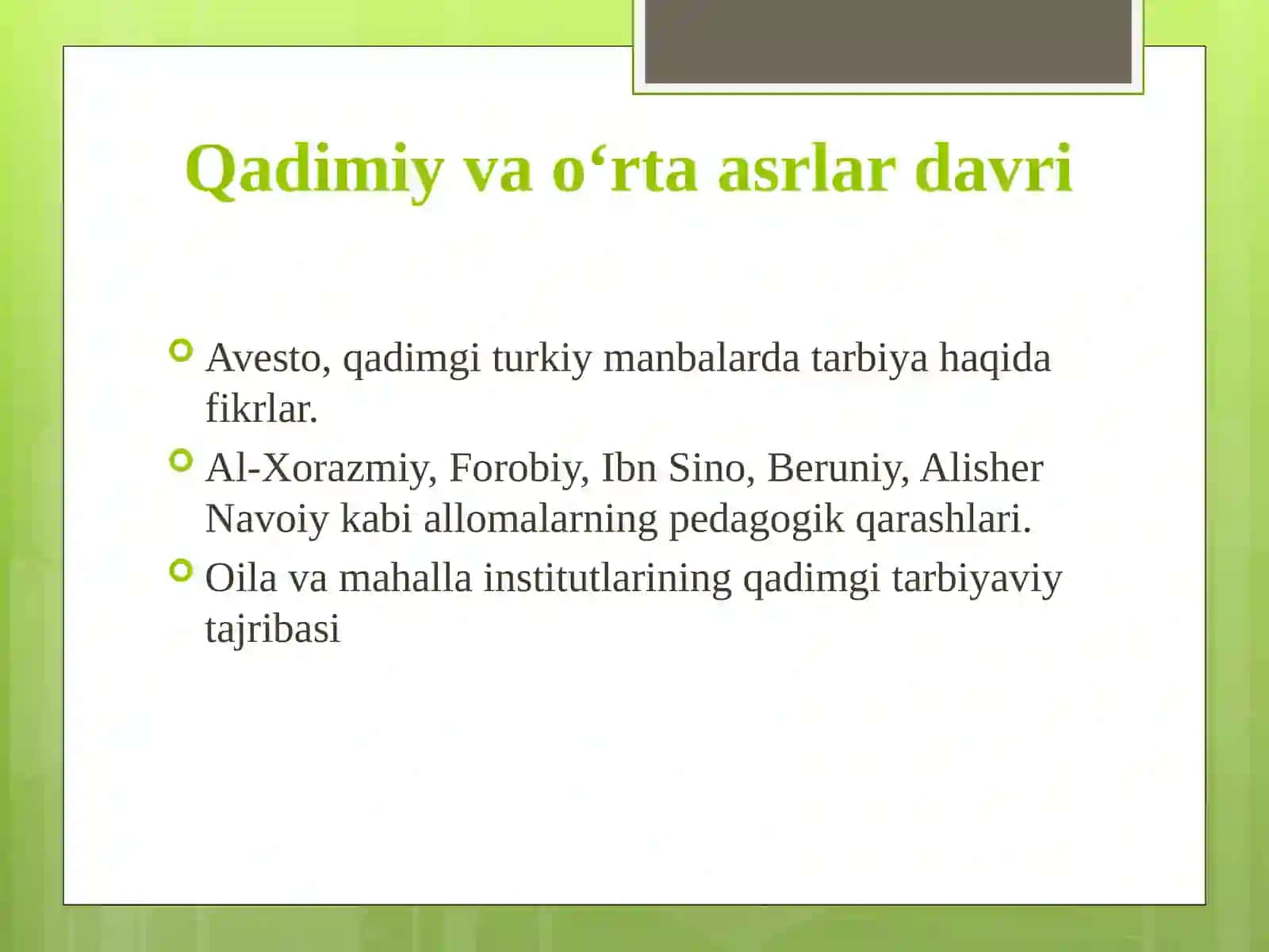 O’zbekistonda ijtimoiy pedagogikaning rivojlanish tarixi 3