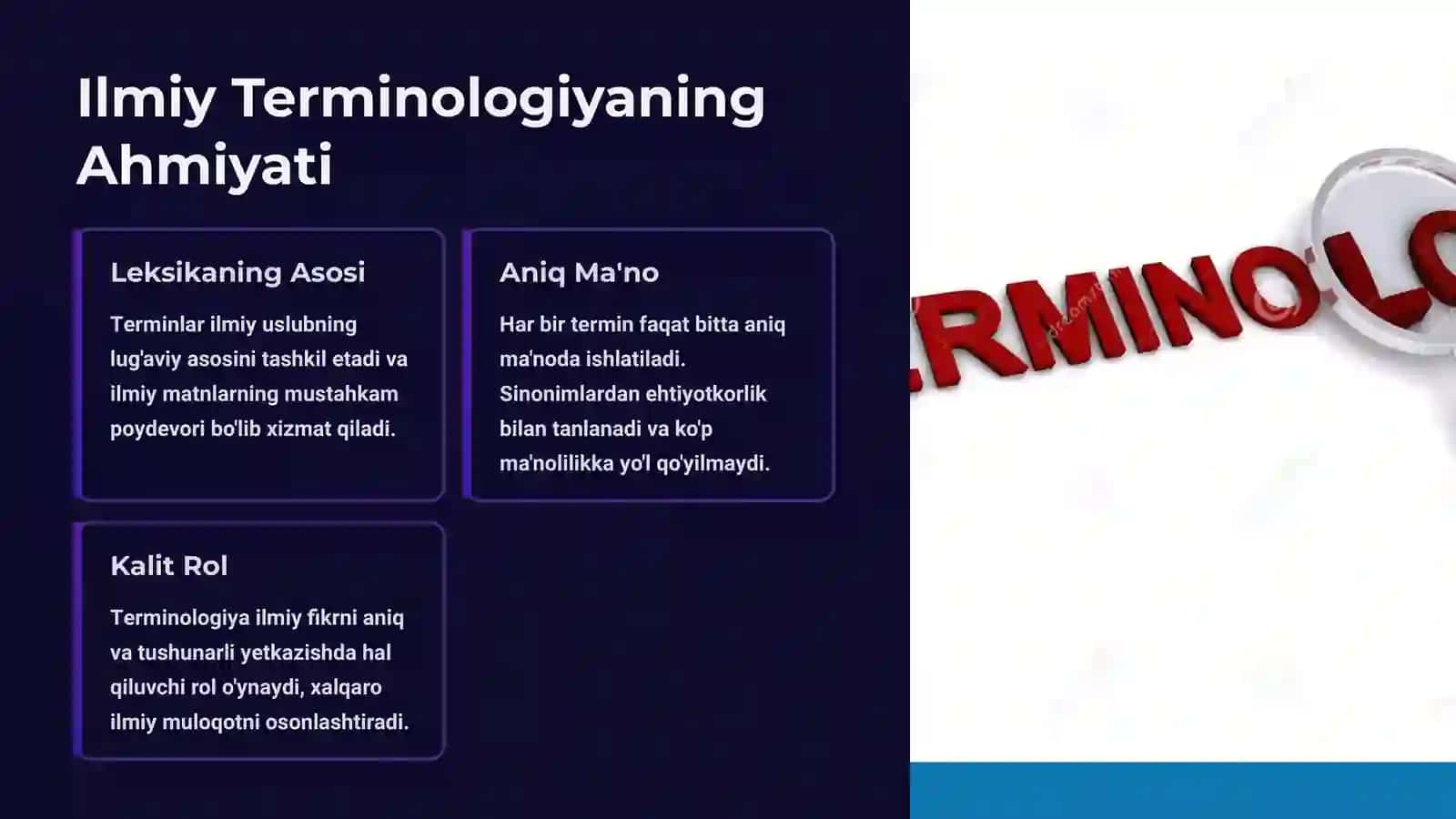 Terminologiya va Ilmiy Uslub 3