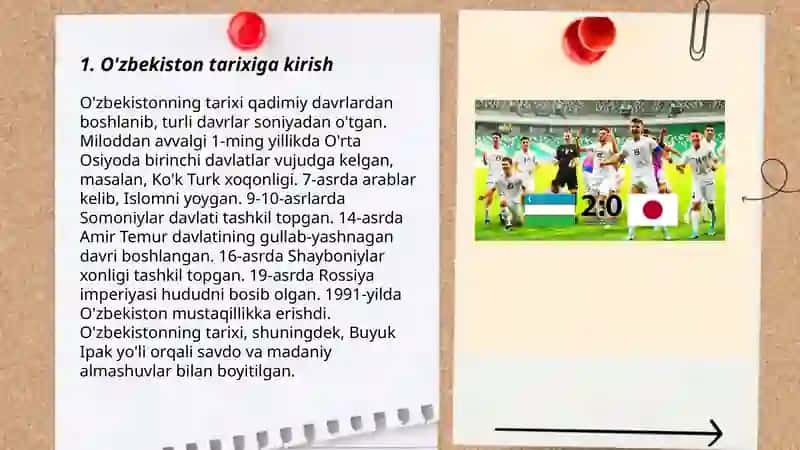 Mening qadirdon O'zbekistonim 3