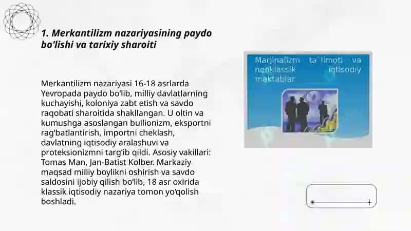 Merkantilizm Iqtisodiy ta’limoti 3