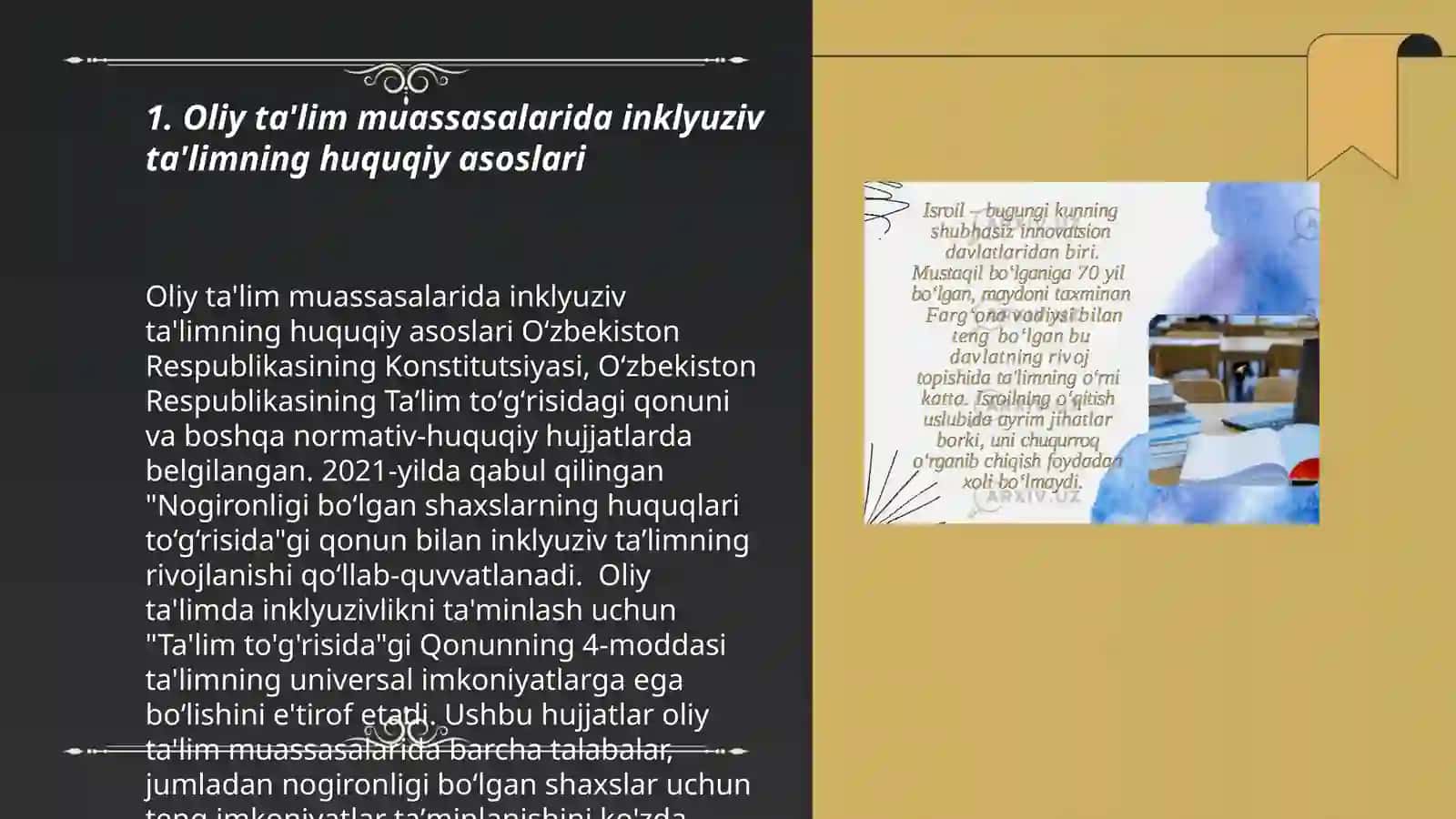 Oliy ta'lim muassasalarida Ingkuliziv taʼlimni rivojlantirish muommo va yechimlar 3