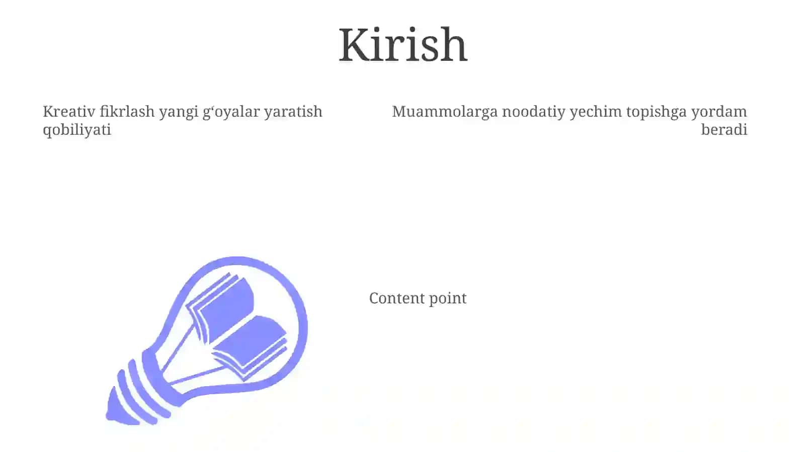 Kreativ fikrlash 3