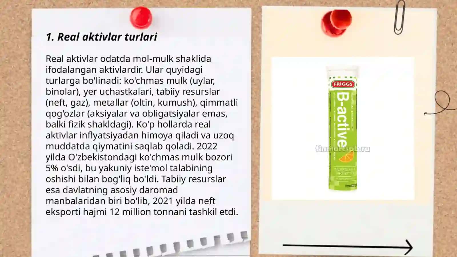 Real aktiv molyaviy aktivlar 3